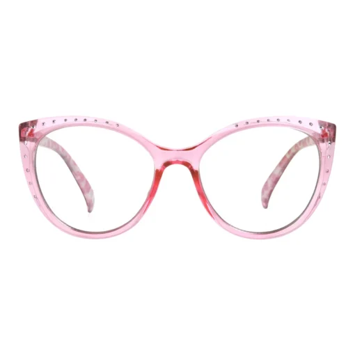 Quin Pink Kids Blue Light Glasses -Luxe Glasses Shop FG BL Kids Quin PNK Front 96169.1674573501
