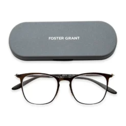 Liam Super Flat Blue Light Glasses -Luxe Glasses Shop FG BL Liam Case Gunmetal 36810.1672996962