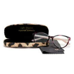 Candra Blue Light Glasses Sofia Vergara® X Foster Grant® -Luxe Glasses Shop FG Candra Case PinkTort 07369.1674754620