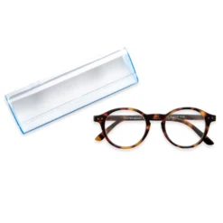 Everett Pop Of Power® Bifocal Style Blue Light Readers -Luxe Glasses Shop FG Everett Case Tort 48067.1673110093