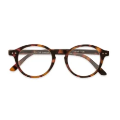 Everett Pop Of Power® Bifocal Style Blue Light Readers -Luxe Glasses Shop FG Everett Folded Tort 50939.1673110091