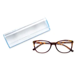 Karleen Pop Of Power® Bifocal Style Blue Light Readers -Luxe Glasses Shop FG Karleen Case Tort 85740.1673034109