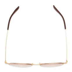 Hayden Super Flat Reading Glasses -Luxe Glasses Shop FG RD Hayden Overhead Gold 11124.1673247006