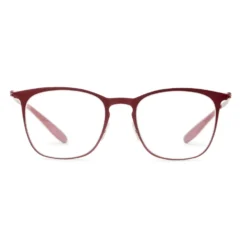 Liam Super Flat Blue Light Glasses -Luxe Glasses Shop FG SF BL Liam Front Red v2 93163.1672996964