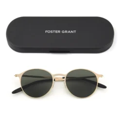 Joy Super Flat Sunglasses -Luxe Glasses Shop FG SF SN Joy GLD Case 25592.1673863770