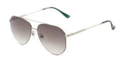 Good Vibes - Silver SUN LUV A4114A® -Luxe Glasses Shop FG SL Goodvibes Angle BrownFade 47161.1675428455